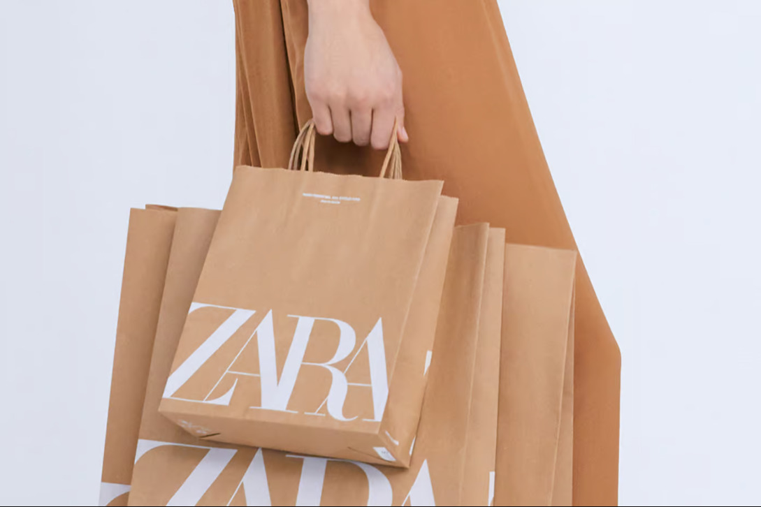 Imagen de las bolsas sostenibles de Inditex
