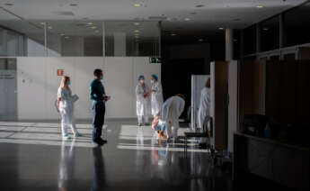 Personal sanitario durante la pandemia.