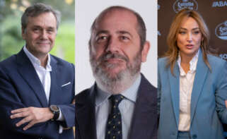 Roberto Tojeiro, Jorge Escudero y Marian Mouriño, primeros ejecutivos de Gadisa, Nueva Pescanova y Celta