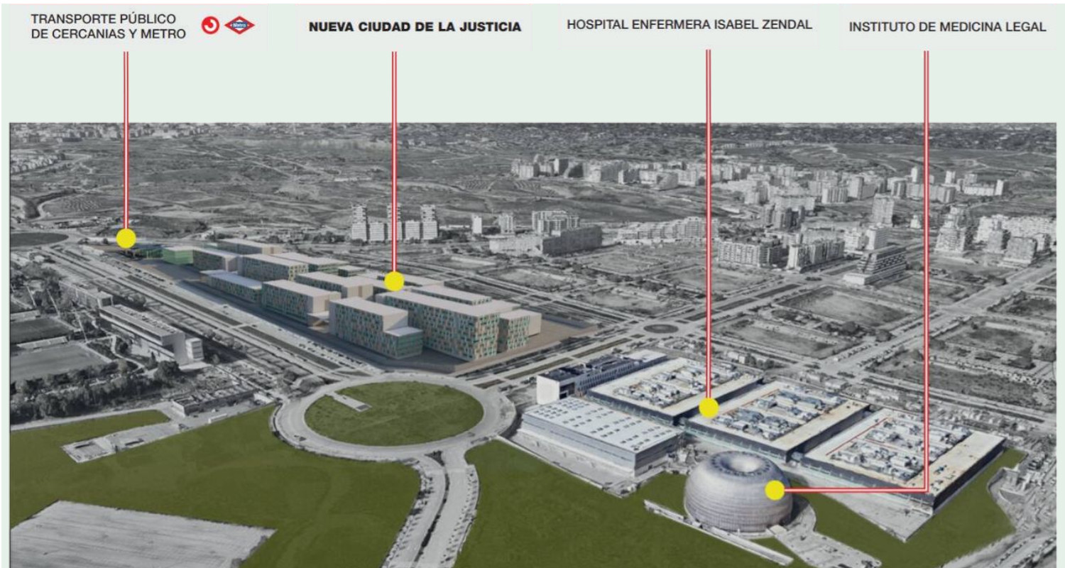 Proyecto para la nueva Ciudad de la Justicia de Madrid / Comunidad de Madrid
