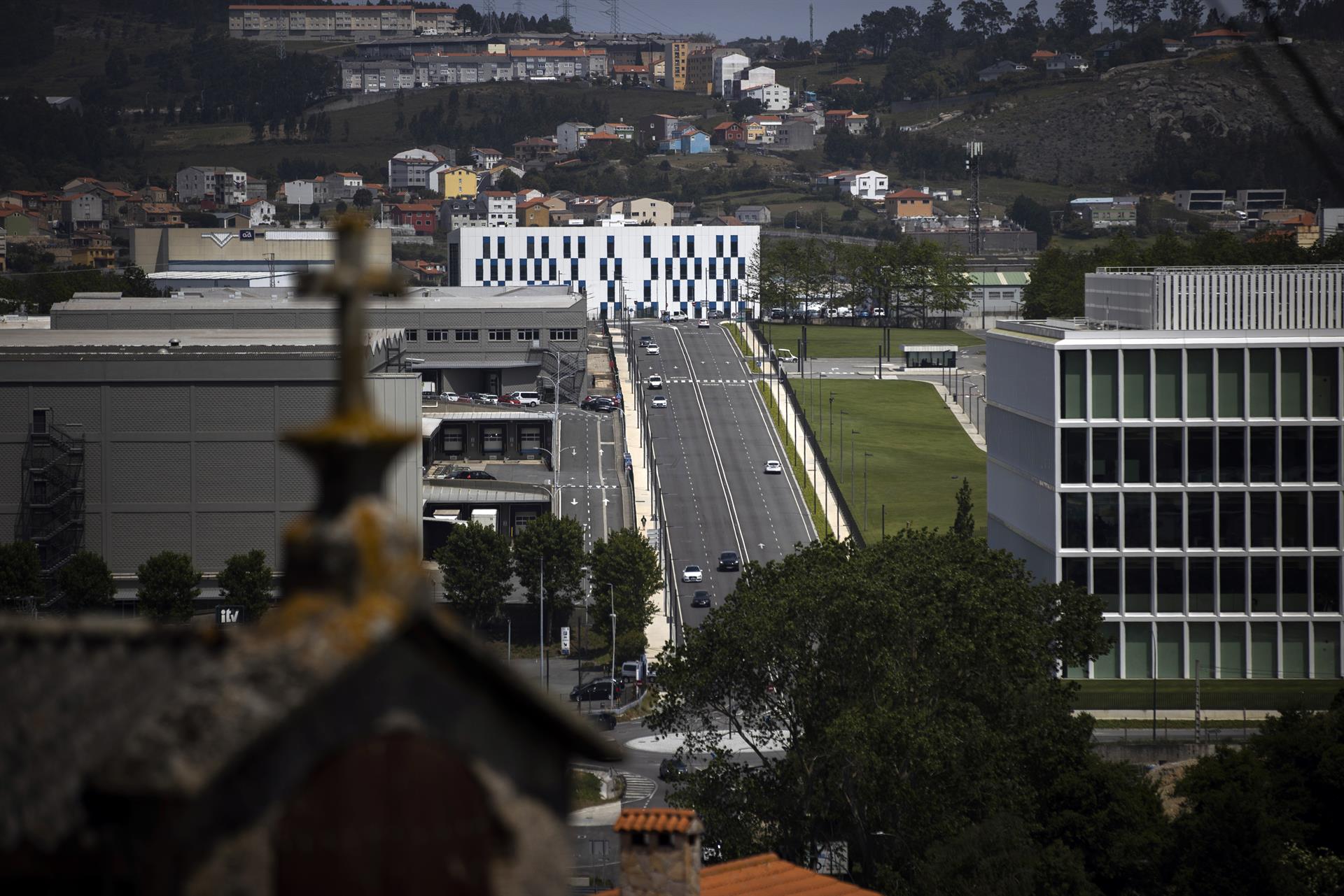 Vista de los edificios de la sede de Inditex en Arteixo, donde se encuentra Zara Logística / EFE / Cabalar
