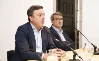 El presidente de la Deputación de A Coruña, Valentín González Formoso, en la presentación del Atlas Urbano de la Sostenibilidad en Galicia