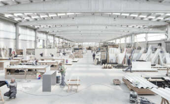 Imagen del interior de las instalaciones del Grupo Malasa en Cerceda