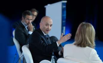 El CEO de Inditex, Óscar García Maceiras, participa en la charla 'Ejes clave de la productividad empresarial' durante la tercera jornada de la 39 Reunió Cercle d'Economia en Barcelona, en el Palau de Congressos de Catalunya, a 24 de mayo de 2024, en Barcelona, Catalunya (España) / David Zorrakino/ EP