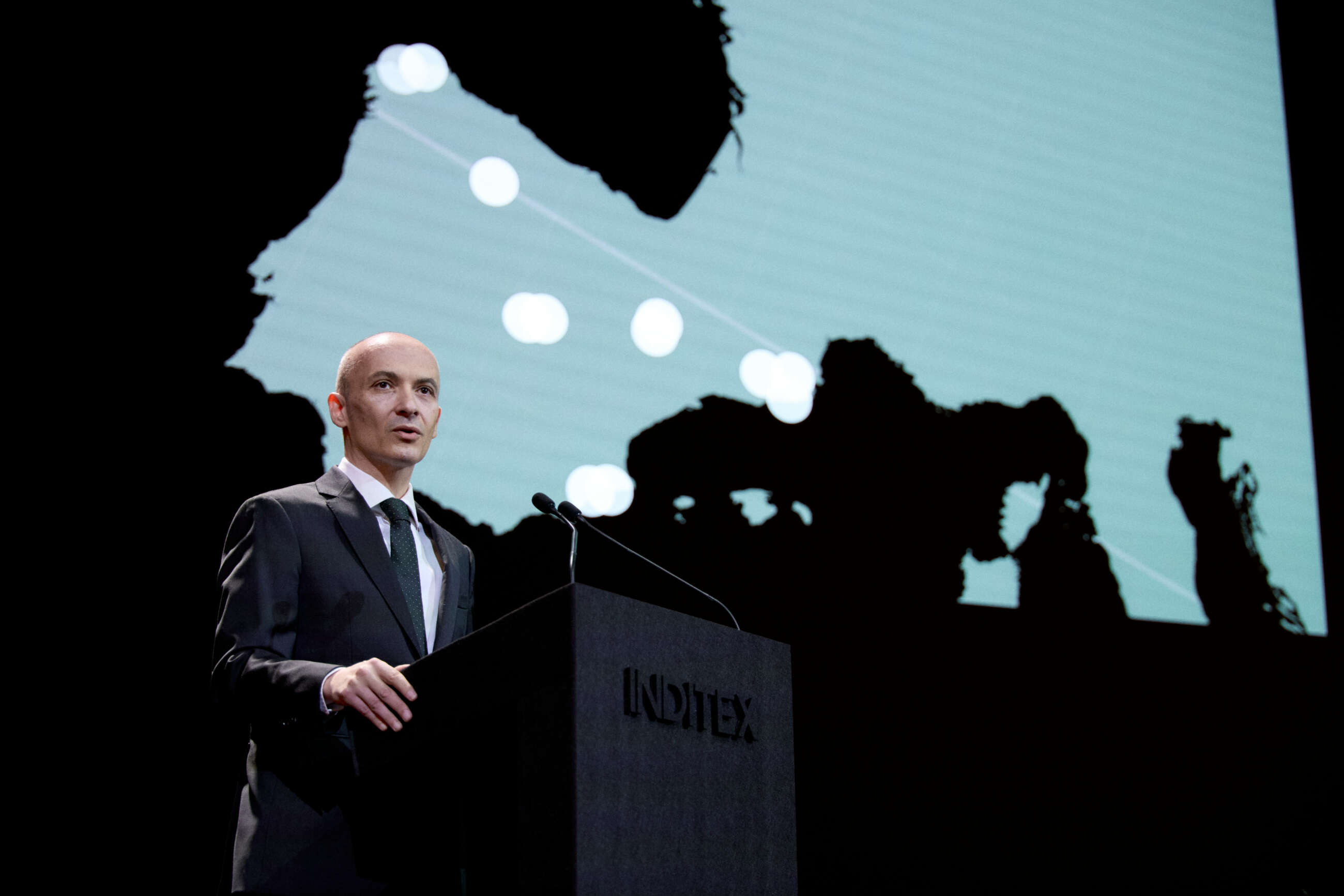 Intervención de Óscar García Maceiras, CEO de Inditex, durante la junta general de accionistas / Inditex