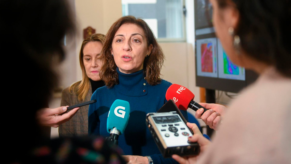 La conselleira de Medio Ambiente de la Xunta, Ángeles Vázquez