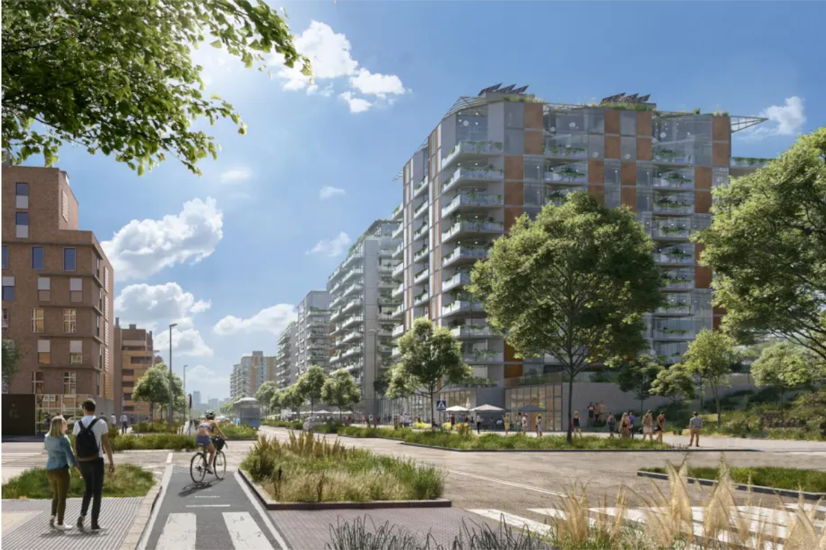 Proyecto para el desarrollo urbanístico Las Tablas Oeste de la Operación Chamartín / Crea Madrid Nuevo Norte