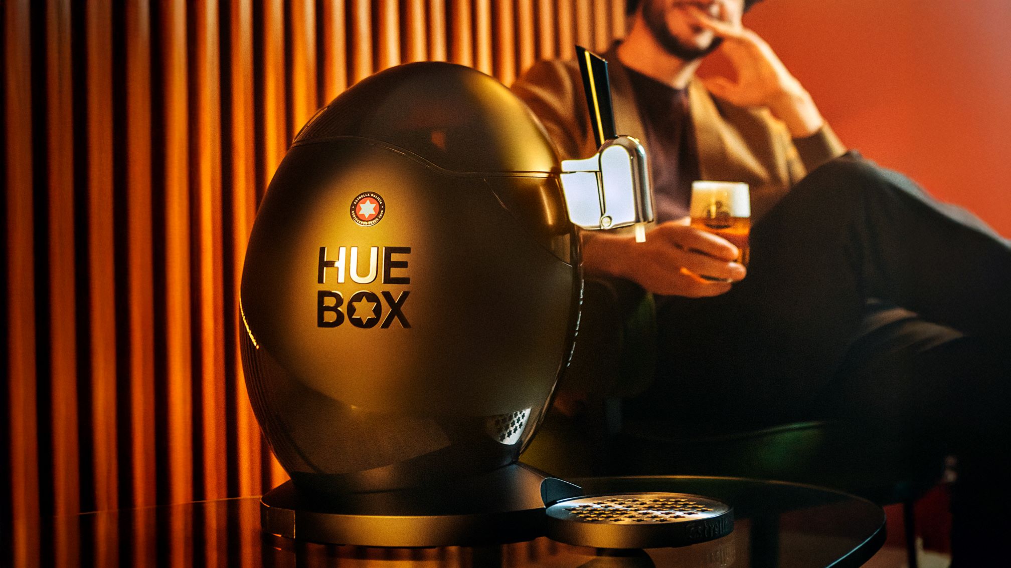Tirador de cerveza Huebox de Estrella Galicia