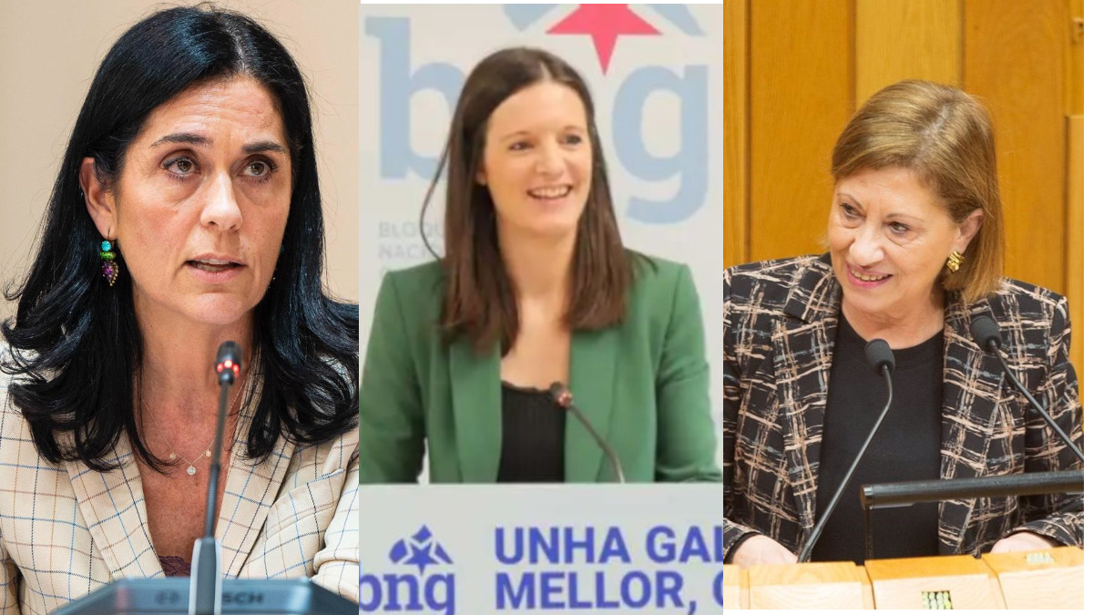 Paula Prado, Olalla Rodil y Elena Espinosa