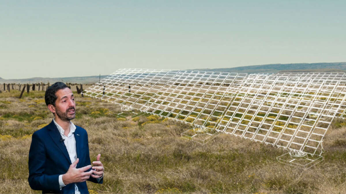 Manuel García, CEO de Greenalia, y proyecto fotovoltaico del grupo en Texas
