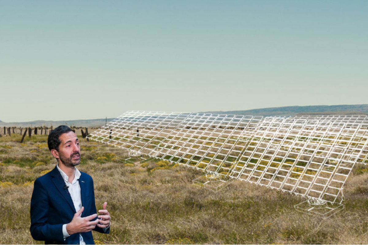 Manuel García, CEO de Greenalia, y proyecto fotovoltaico del grupo en Texas
