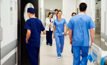 personal sanitario en un hospital