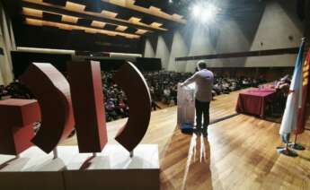 Paulo Carril interviene en la clausura del congreso de la CIG