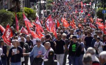 Manifestación por el Día del Trabajador en Vigo