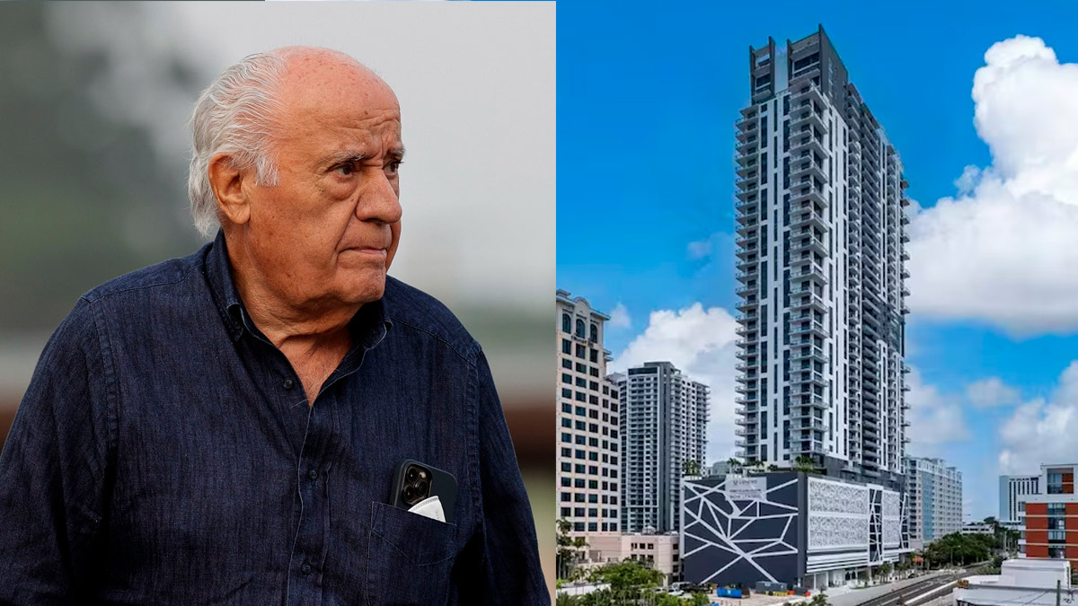 Amancio Ortega y el edificio Veneto Las Olas de Fort Lauderdale