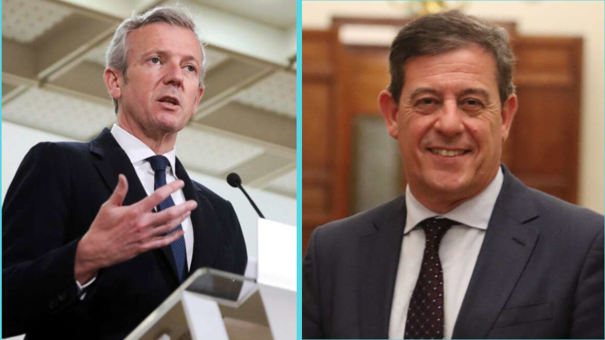 Alfonso Rueda y José Ramón Gómez Besteiro