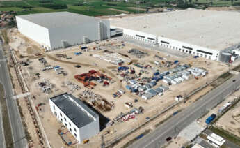 Centro logístico desarrollado por Montepino para Inditex en Malpica (Zaragoza) / Montepino