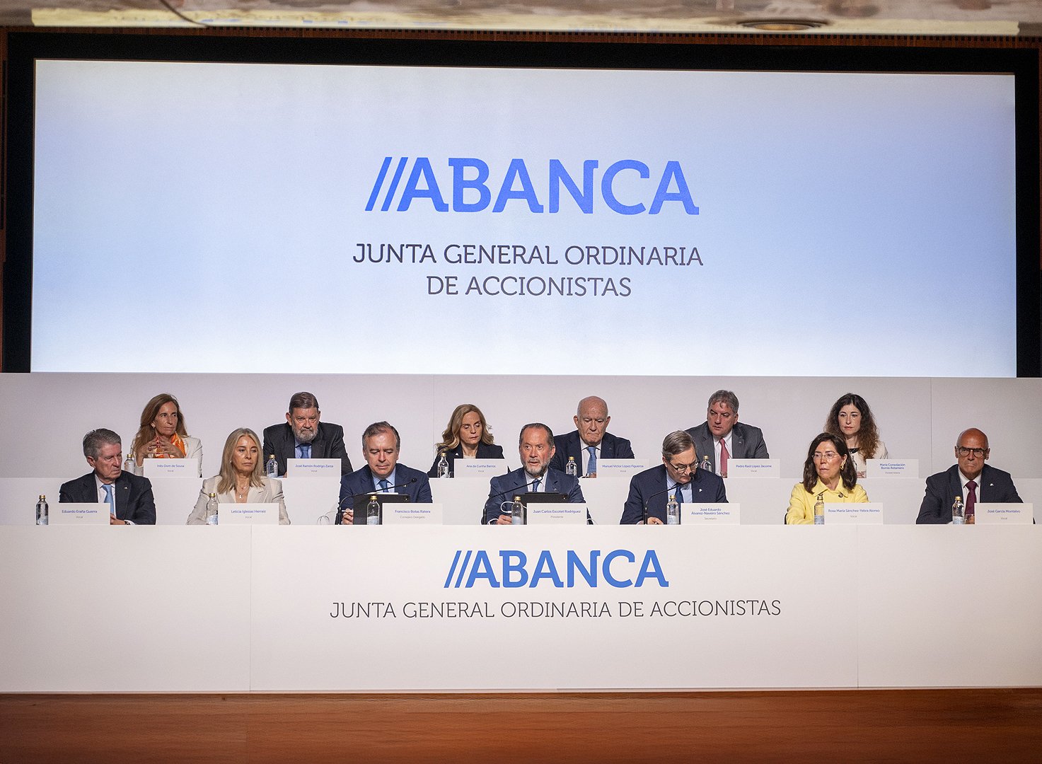Junta General de Accionistas de Abanca, presidida por Juan Carlos Escotet / Abanca