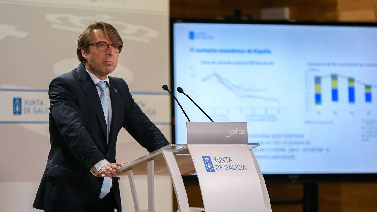 Miguel Corgos, conselleiro de Facenda, explica el calendario que se marca la Xunta para comenzar la elaboración del Presupuesto gallego para 2026