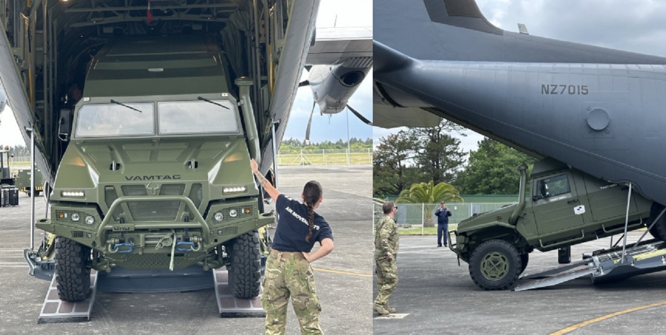 El Ministerio de Defensa de Nueva Zelanda recibe el prototipo del vehículo especial Vamtac, tras el contrato firmado por la gallega Urovesa para dotarlos de 60 vehículos especiales