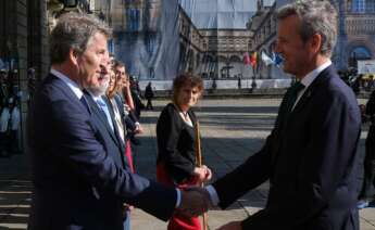 Feijóo asiste a la Ofrenda al Apóstol Santiago por el Día de Galicia
