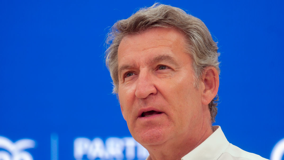 El presidente del Partido Popular, Alberto Núñez Feijóo
