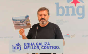 El viceportavoz del BNG en el Parlamento, Luís Bará