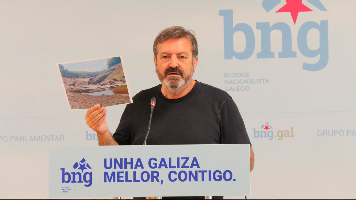 El viceportavoz del BNG en el Parlamento, Luís Bará