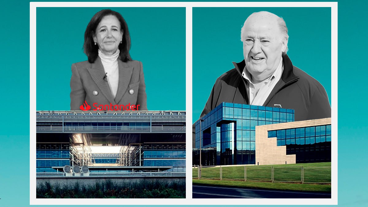 Ana Botín, presidenta de Banco Santander, junto a Amancio Ortega, fundador y máximo accionista de Inditex / Pablo Ares Heres