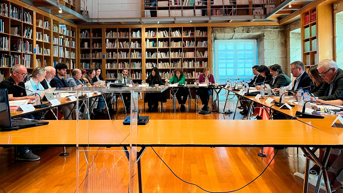 Pleno municipal celebrado en Santiago de Compostela