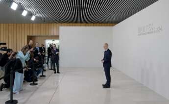 Óscar García Maceiras, CEO de Inditex, en la presentación de resultados del grupo en Arteixo / M. Dylan - Europa Press