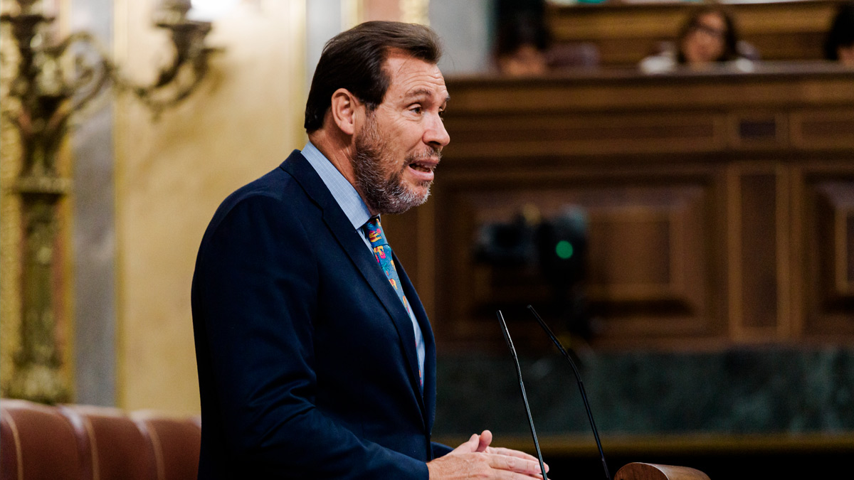 El ministro de Transportes y Movilidad Sostenible, Óscar Puent