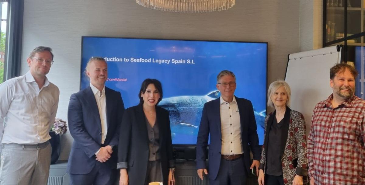 La conselleira de Economía, María Jesus Lorenzana, tras reunirse con representantes de Seafood Legacy en Noruega / Xunta