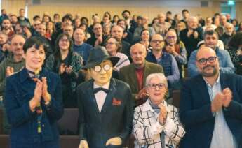 La portavoz nacional del BNG, Ana Pontón, en la apertura del 'Simposio Castelao' / BNG