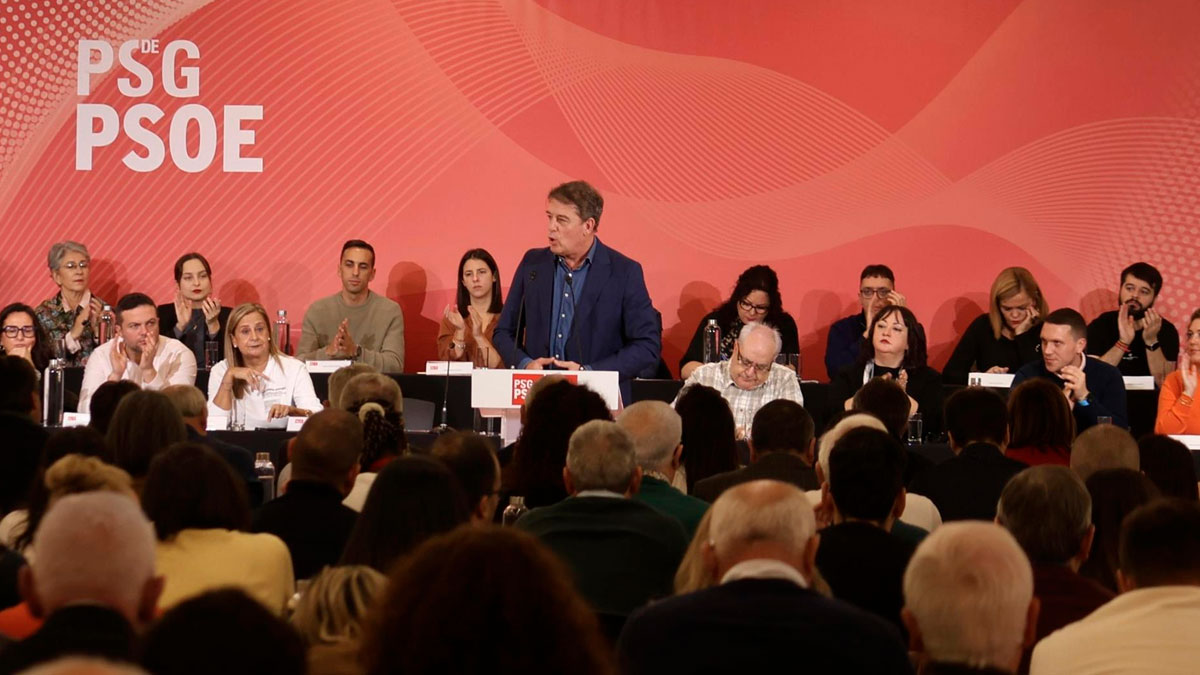 El secretario xeral del PSdeG, José Ramón Gómez Besteiro