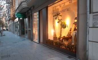 Vista exterior de la tienda de Ottodisanpietro en la calle Juan Flórez en A Coruña