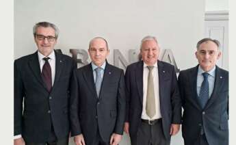 José De Pablo, Javier Barrenechea, Federico Silva Y Juan Luis Vargas-Zúñiga De Mendoza. - ABANCA