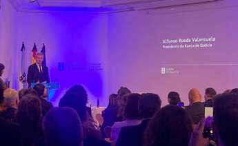 El presidente de la Xunta de Galicia, Alfonso Rueda, inaugura la Oficina Económica de Galicia en Madrid.