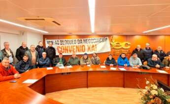 Encierro de delegados de la CIG en la sede de la CEC