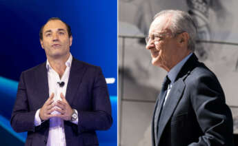 Antonio Filosa, CEO de Stellantis, y Florentino Pérez, presidente de ACS