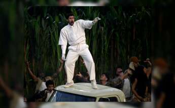 Un momento de la actuación Bad Bunny en la Super Bowl