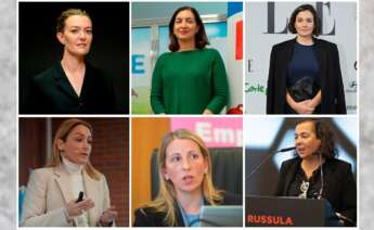 Marta Ortega (Inditex),Carmen Lence (Leite Río), Adriana Domínguez (Adolfo Domínguez), Marián Mouriño (Grupo Ges), María Montalvo (Megasa) y Eva Maneiro (Russula)
