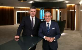 Marcos Piñeiro, socio equity del área fiscal y legal de EY, junto a Adolfo Zunzunegui, socio director de EY Abogados y de Desarrollo Corporativo y Relaciones Institucionales de EY España / EY