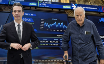 Arturo Gonzalo, CEO de Enagás, y Amancio Ortega, dueño de Pontegadea y fundador de Inditex