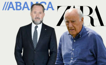 Juan Carlos Escotet, presidente de Abanca, y Amancio Ortega, primer accionista y fundador de Inditex