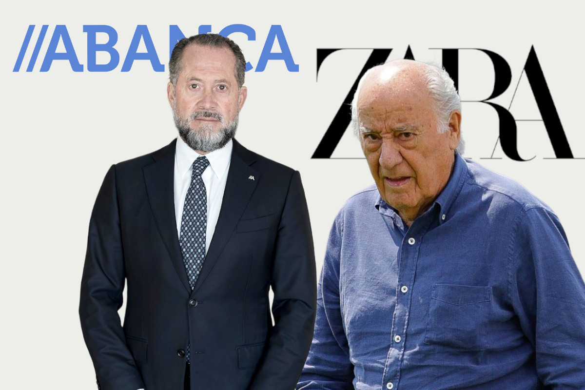Juan Carlos Escotet, presidente de Abanca, y Amancio Ortega, primer accionista y fundador de Inditex
