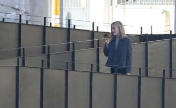 La presidenta de Inditex, Marta Ortega, durante la inauguración de la exposición de Annie Leibovitz 'Wonderland' en la Fundación Marta Ortega Pérez