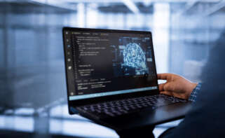 persona trabajando con un ordenador