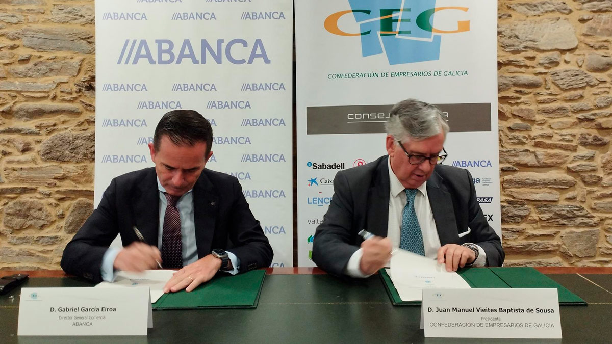 Firma de un acuerdo para lanzar una línea de crédito de hasta 725 millones en Galicia