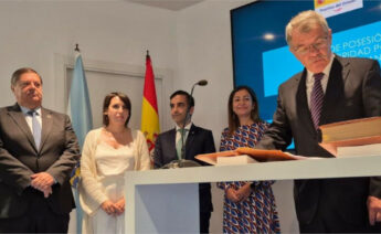 José Antonio Álvarez, durante su toma de posesión como nuevo presidente de la Autoridad Portuaria de Ferrol / Concello de Ferrol